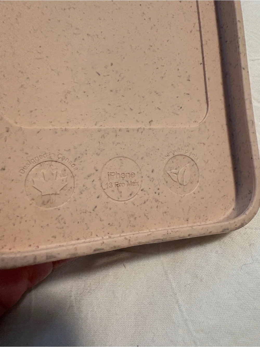 iPhone 13 Pro Max Pela Seashell Embossed Beige Phone Case - Never Used